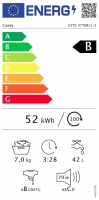 Pračka Candy CSTG 47TME/1-S energetický štítek new